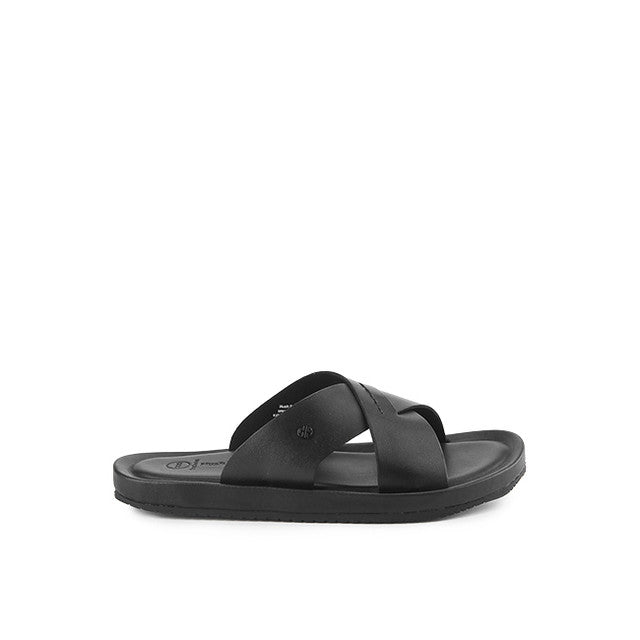 Hush Puppies Sandal Pria Spear Axel Cross In Black