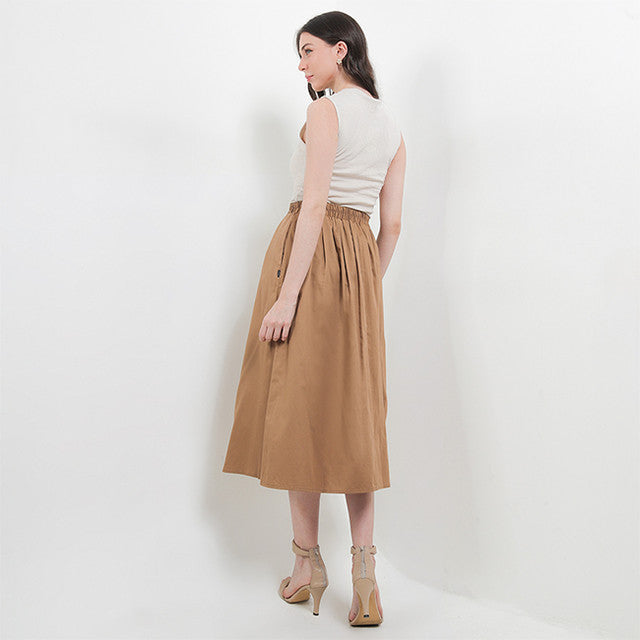 Hush Puppies Pakaian Wanita Skirt Aksana In Camel