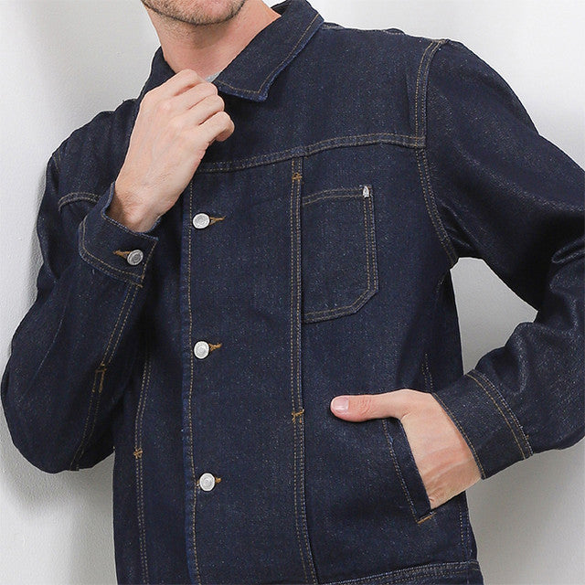 Hush Puppies Pakaian Pria Denim Ivan In Dark Blue