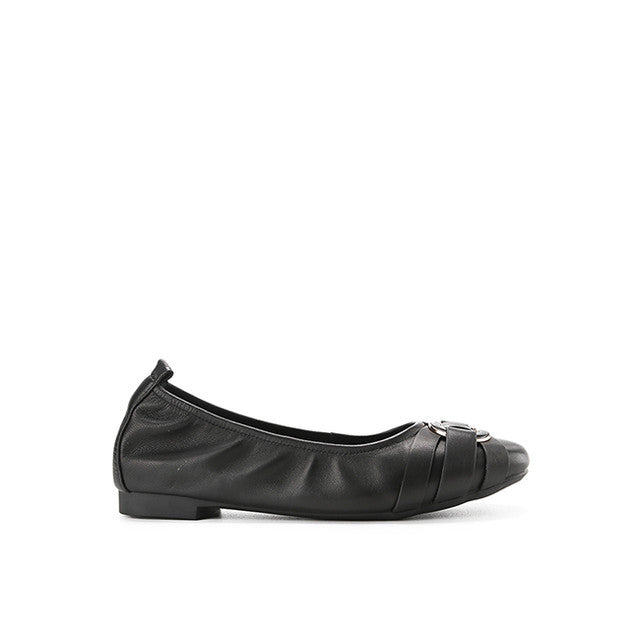 Hush Puppies Sepatu Wanita Flats Donna Carl In Black