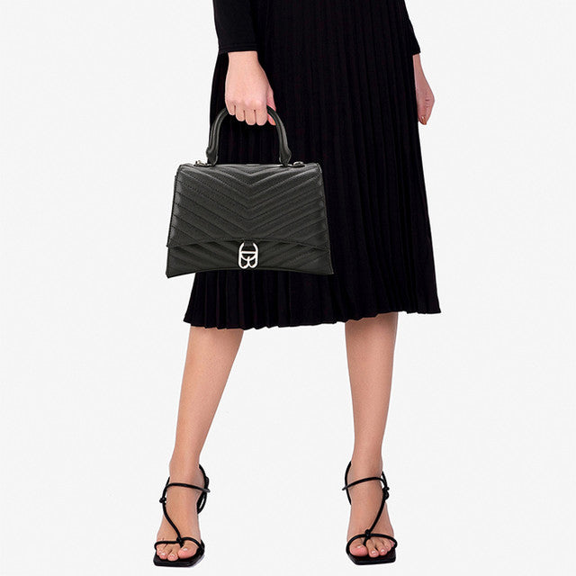 Layla Top Handle Bag (M) In Black