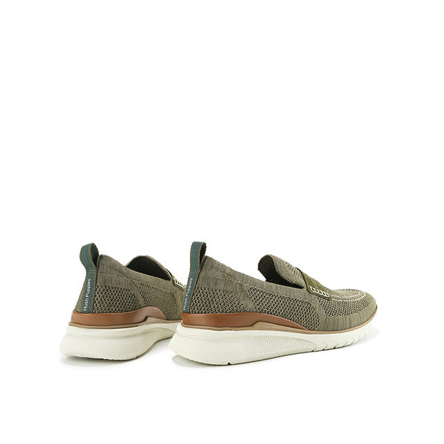 Hush Puppies Sepatu Pria Loafers Advance Knit Loafer In Olive