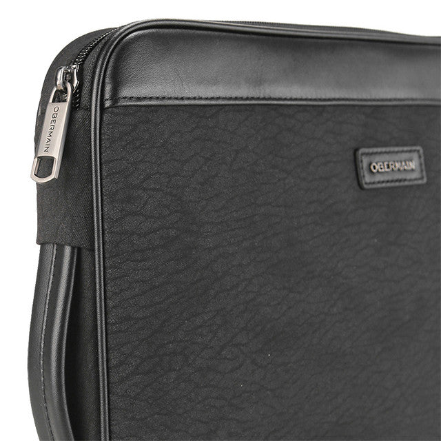 Almond Laptop Sleeve  In Black