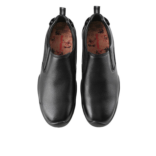 Hush Puppies Sepatu Pria Others Stark In Bold Black Leather