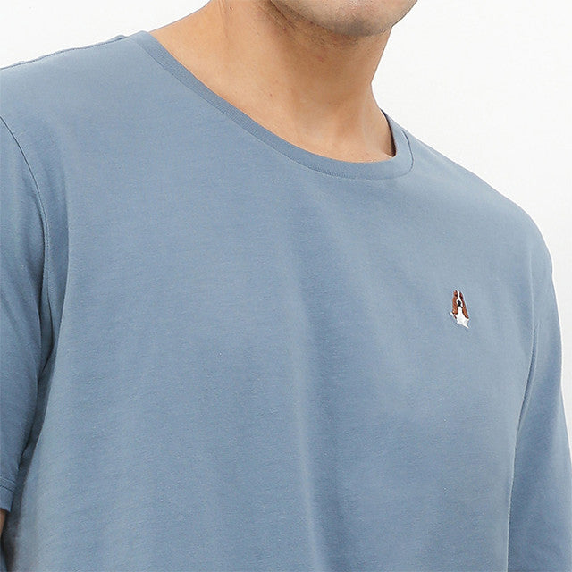 Hush Puppies Pakaian Pria T Shirt Leviero 4 In Blue