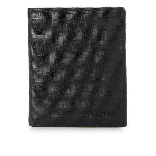 Caleb Tall Wallet In Black