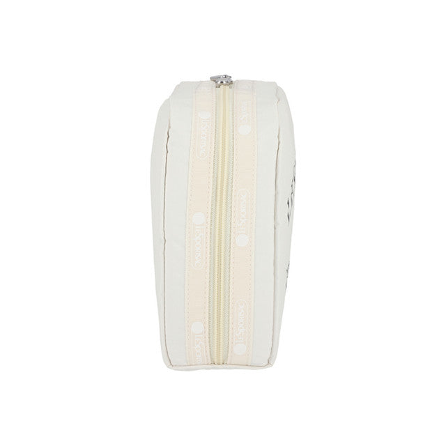 Xl Rectangular Cosmetic In Meringue Logo Cosm