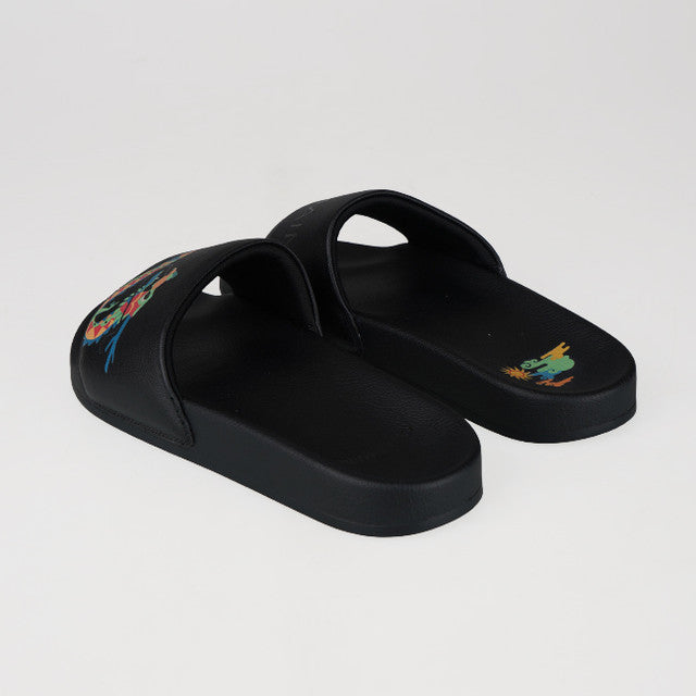 Obermain Sandals Wanita Slide Dreamflyer Ryu In Black