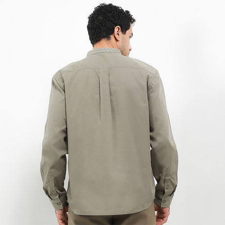 Hush Puppies Pakaian Pria Shirt Manakeesh In Sage