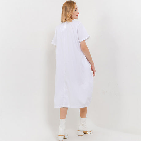 Hush Puppies Pakaian Wanita Dress Dc Lancaster In White