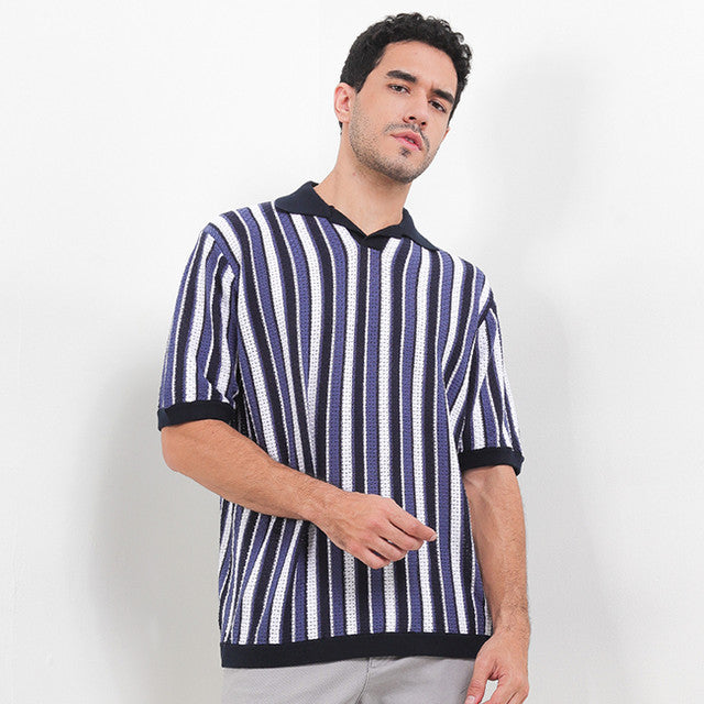 Obermain Pakaian Pria Polo Flint In Navy