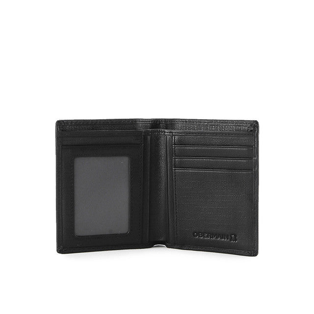 Caleb Tall Wallet In Black