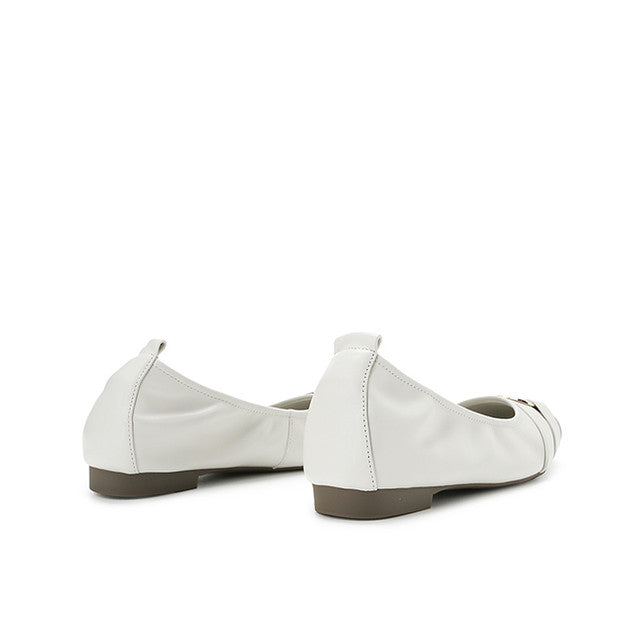 Hush Puppies Sepatu Wanita Flats Donna Carl In Off White