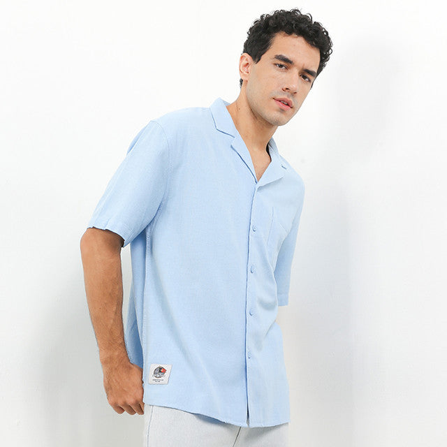 Obermain Pakaian Pria Shirt Finn In Blue
