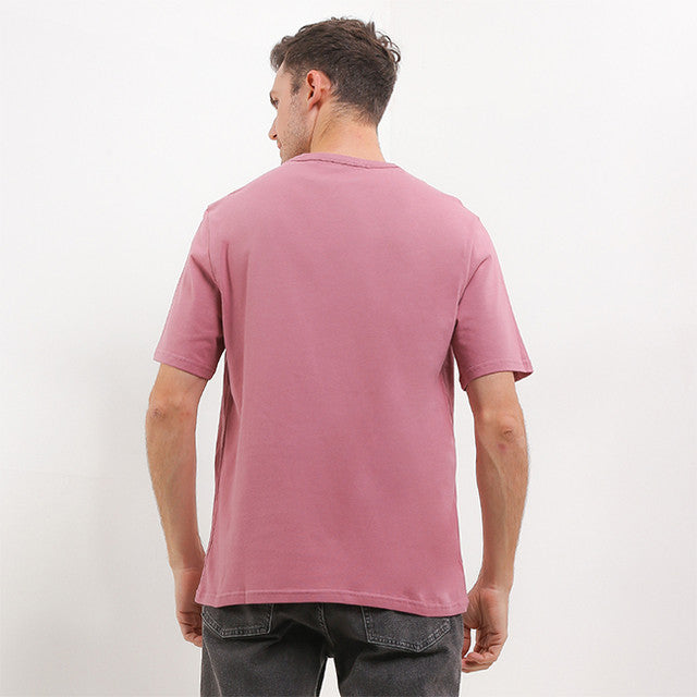 Hush Puppies Pakaian Pria T Shirt Bsc Sandwich In Pink