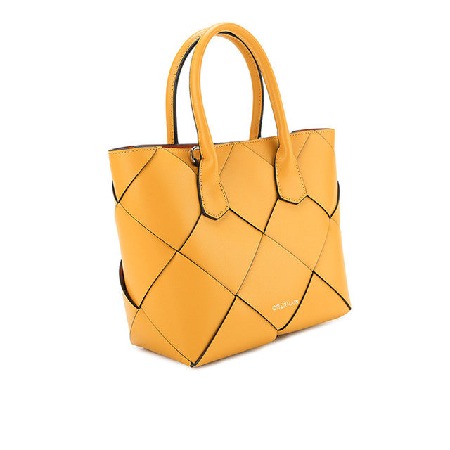 Obermain Tas Wanita Charlotte Top Handle Bag (M) In Yellow