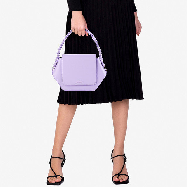 Obermain Bags Wanita Top Handle Betty Hexagonal In Lilac