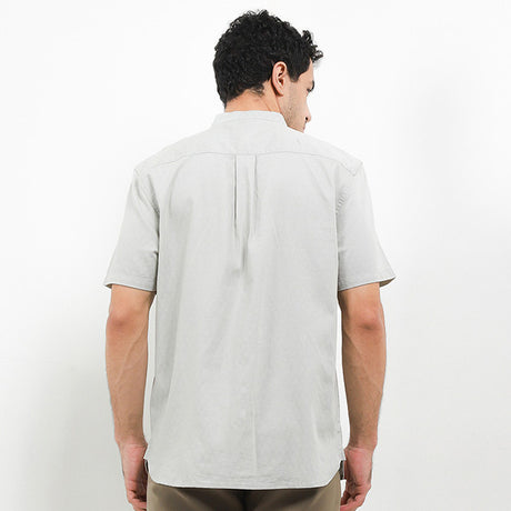 Hush Puppies Pakaian Pria Shirt Macadamia In Sage