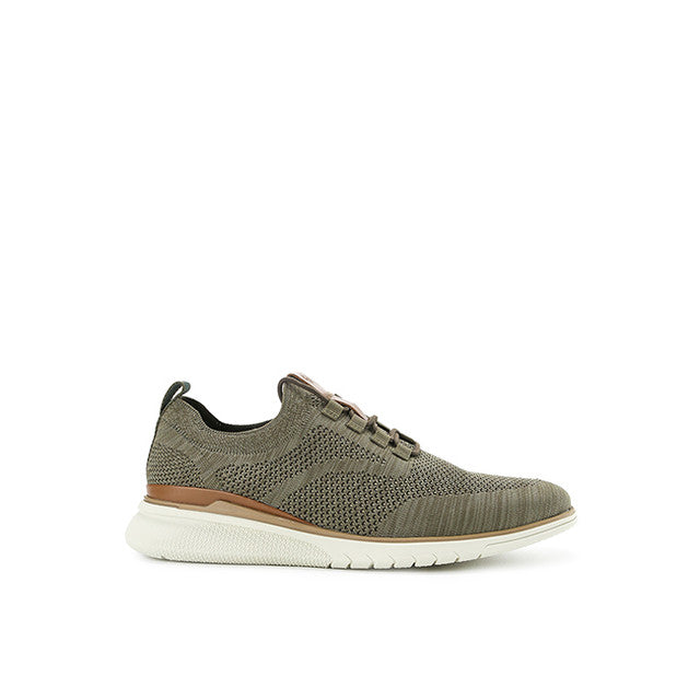Hush Puppies Sepatu Pria Lace Up Advance Knit Laceup In Olive
