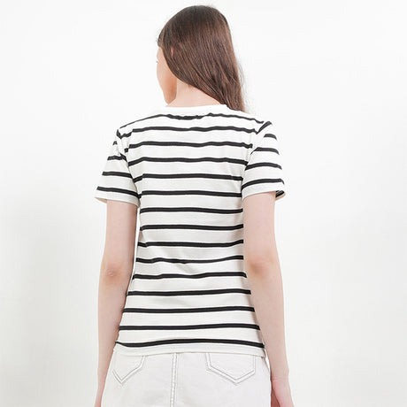 Hush Puppies Pakaian Wanita T Shirt Bsc Vierra Str 2 In Black