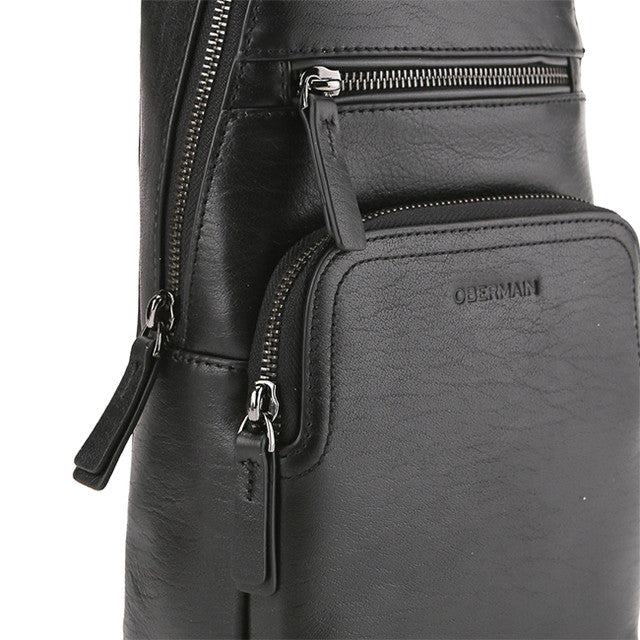 Obermain Tas Pria Beckham Chest Bag - L In Black