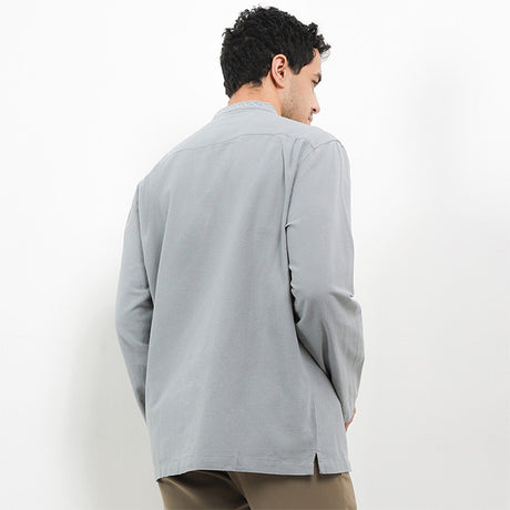 Hush Puppies Pakaian Pria Shirt Nile In Blue