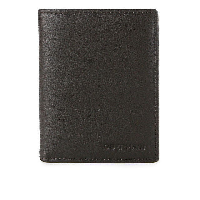Aaron Tall Wallet - Rfid In Brown