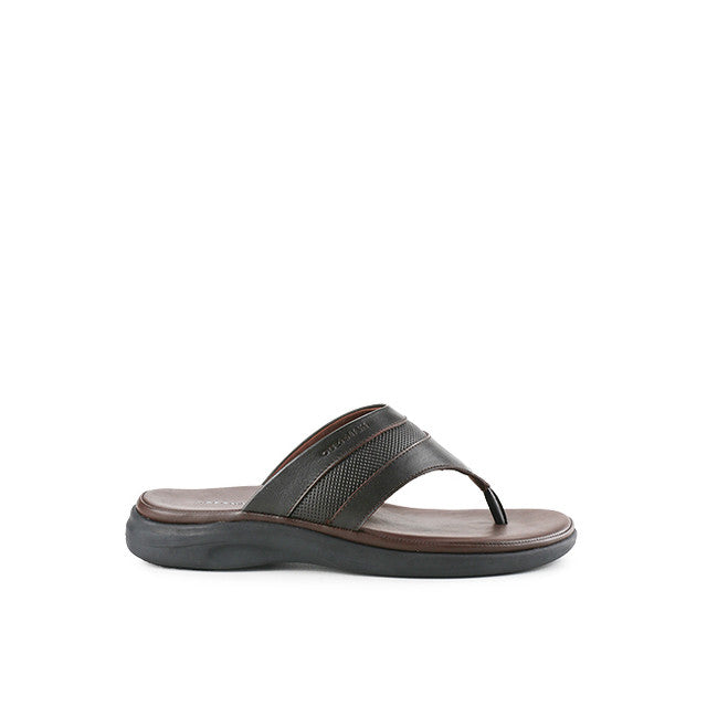 Obermain Sandal Pria Sandals Eugen Kyron In Dark Brown