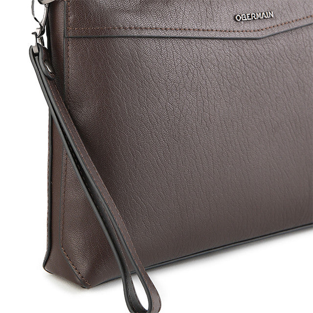 Obermain Tas Pria Berlin Clutch - L In Brown