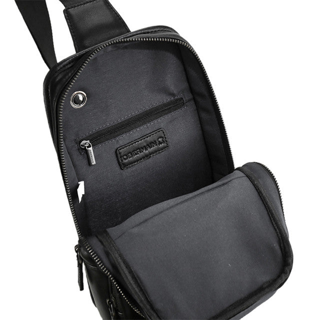 Obermain Bags Pria Chest Bag Amos Chest Bag In Black L