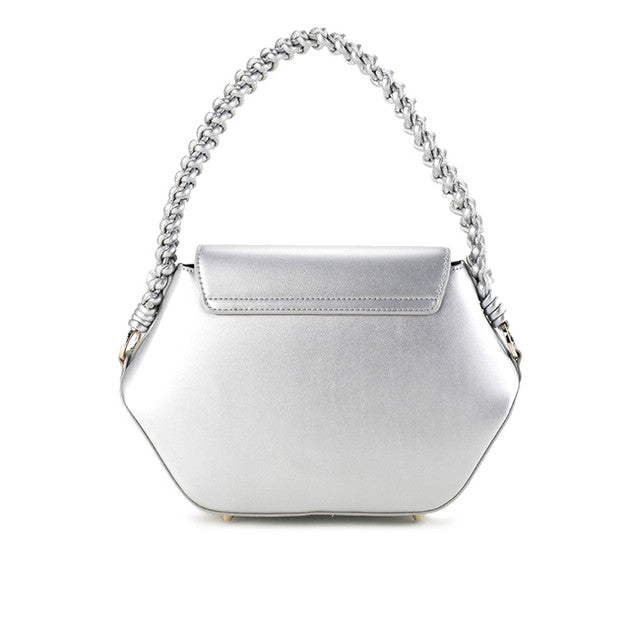 Obermain Bags Wanita Top Handle Betty Hexagonal In Silver