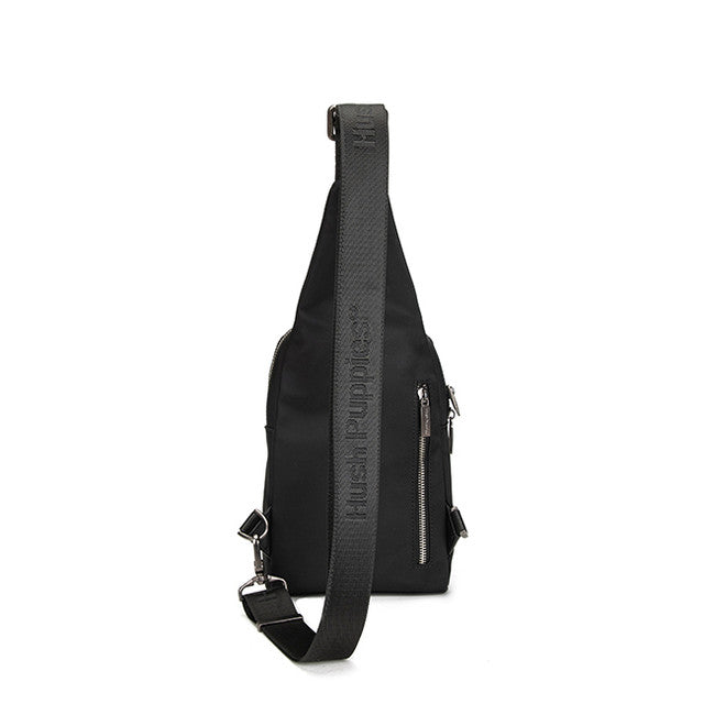 Hush Puppies Men Fred Chest Bag In Black