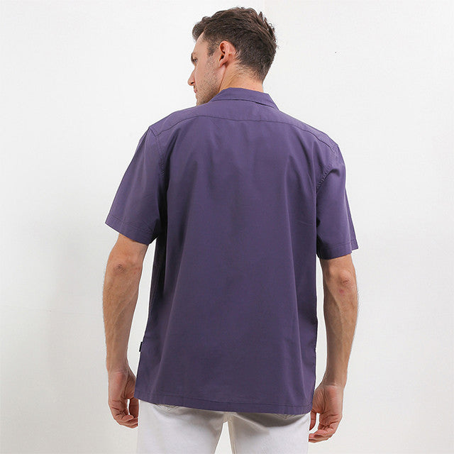 Hush Puppies Pakaian Pria Shirt Josue In Purple