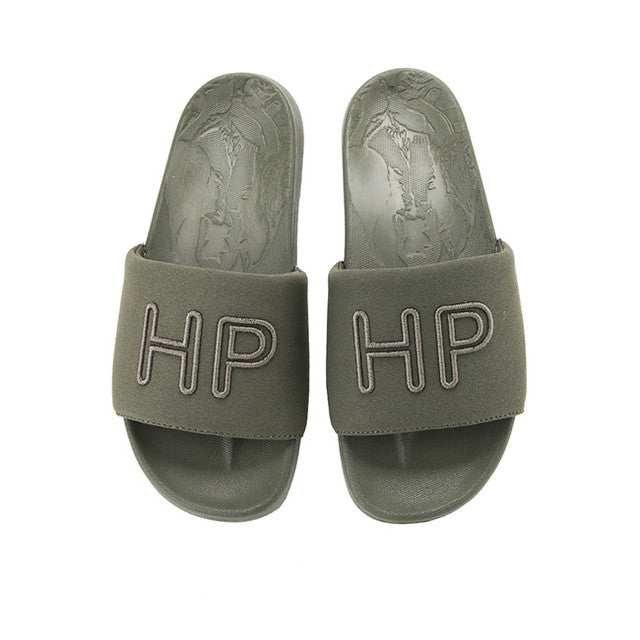 Hush Puppies Sandal Pria Flip Flop Summit Iii In Olive