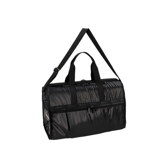 Deluxe Lg Weekender In Black Shine