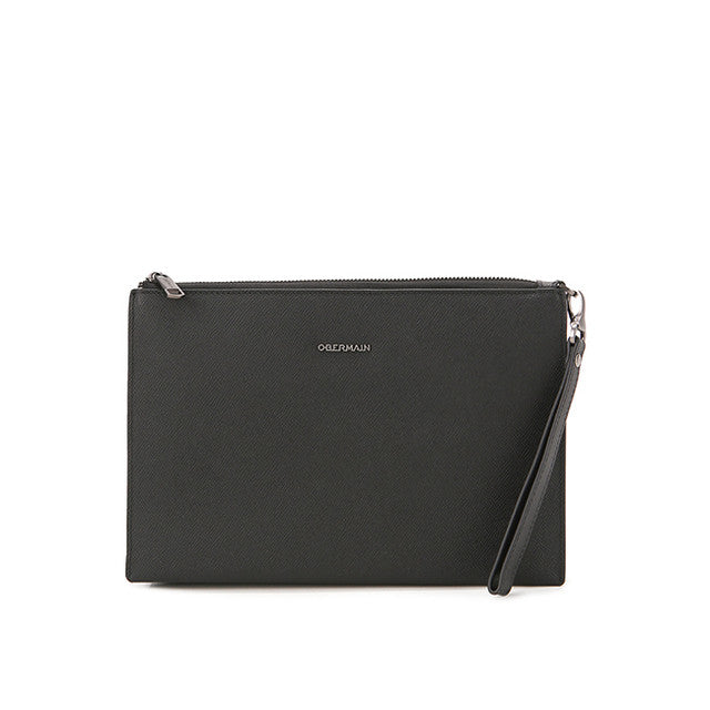 Obermain Tas Pria Basil Clutch (M) - L In Black