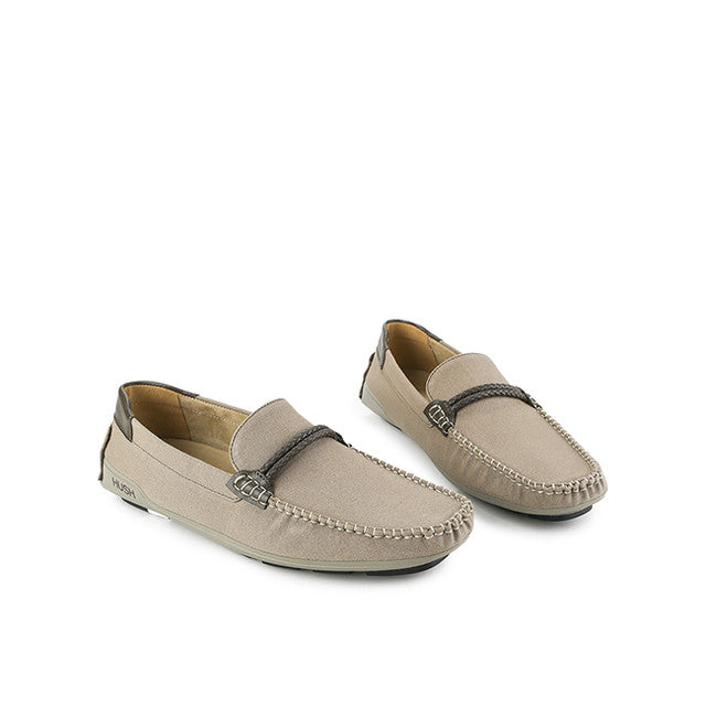 Hush Puppies Sepatu Pria Loafers Tennov Cave Saddle Loafer In Taupe