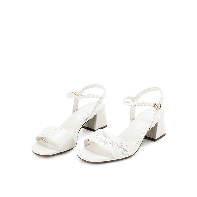 Hush Puppies Sandal Wanita Heels Fiore Amber In White