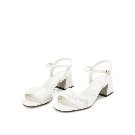 Hush Puppies Sandal Wanita Heels Fiore Amber In White