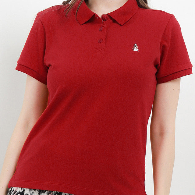 Hush Puppies Pakaian Wanita Ardith 5 Polo In Red