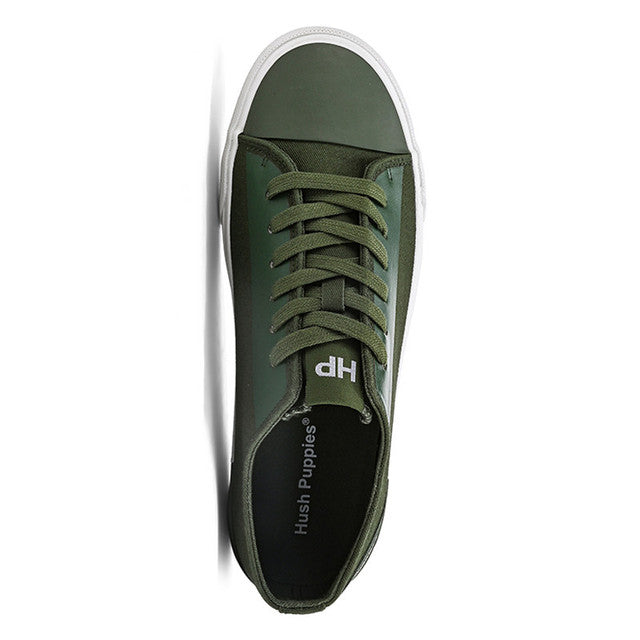 Hush Puppies Sepatu Pria Lace Up Connor Dell In Olive