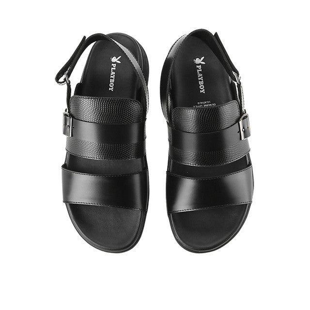 Playboy Sandal Pria Sling Back Asiore - Slingback In Black