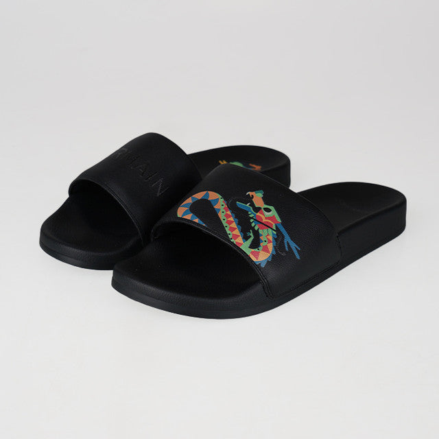 Obermain Sandals Wanita Slide Dreamflyer Ryu In Black