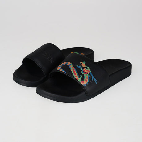 Obermain Sandals Wanita Slide Dreamflyer Ryu In Black