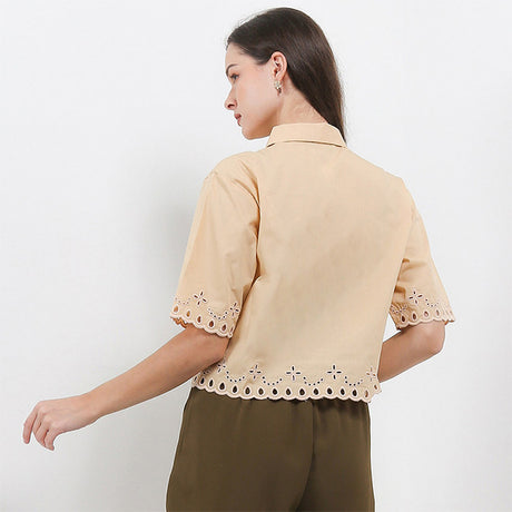 Hush Puppies Pakaian Wanita Shirt Harumi In Khaki