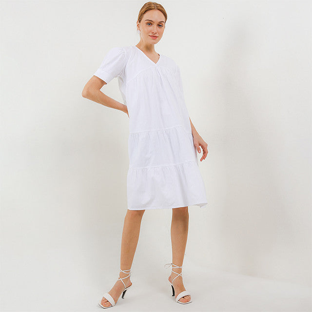 Hush Puppies Pakaian Wanita Others Dc Shevanya In White