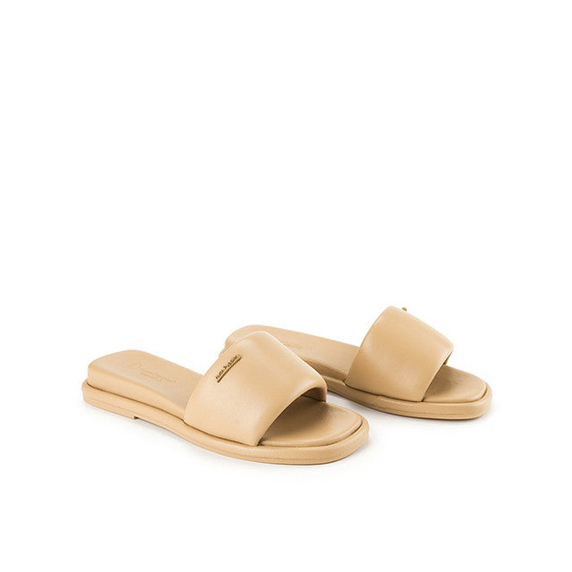 Hush Puppies Sandal Wanita Lolita Slip On In Almond