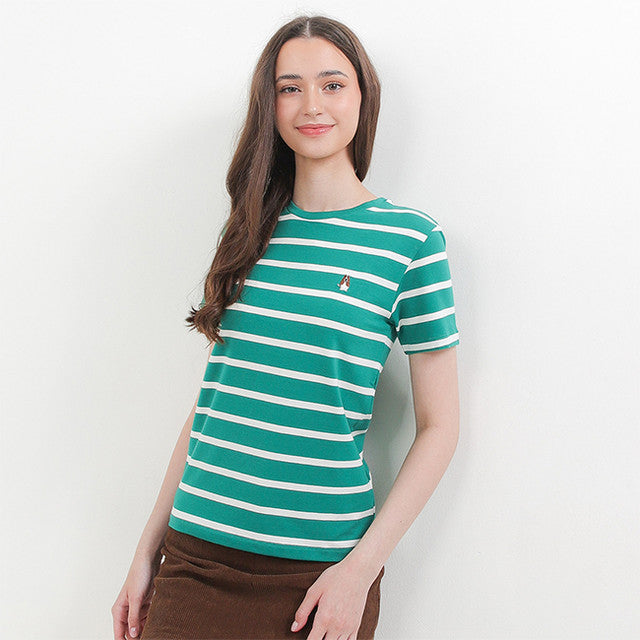 Hush Puppies Pakaian Wanita T Shirt Bsc Vierra Str 2 In Green