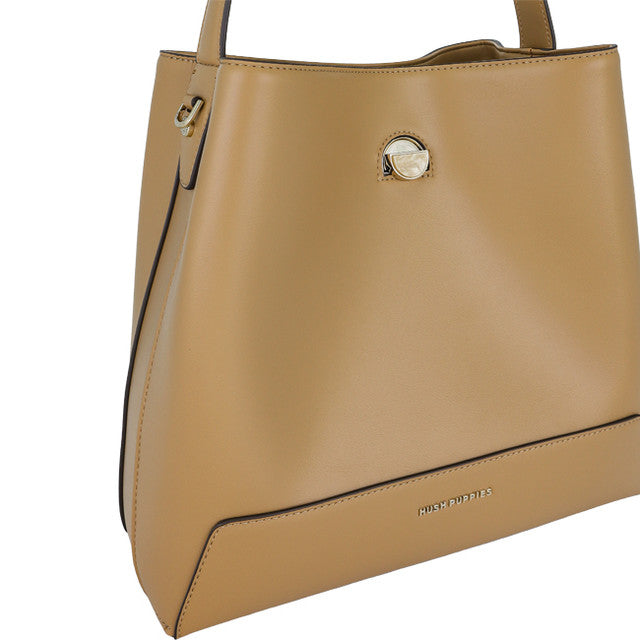 Hush Puppies Tas Wanita Tortee Satchel In Tan