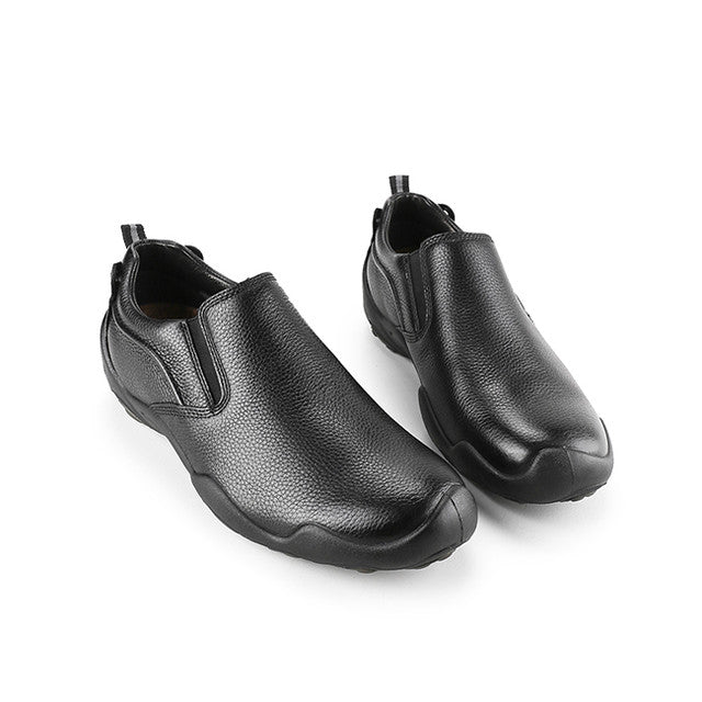 Hush Puppies Sepatu Pria Others Stark In Bold Black Leather